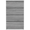 Senkki harmaa Sonoma 60x35x98,5 cm tekninen puu