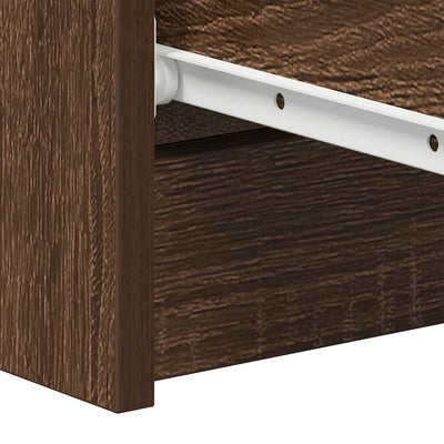 Ruskea senkki Nance 60x35x98,5cm (puinen)