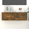 TV-seinäkaappi savutammi 60x26x18,5 cm tekninen puu