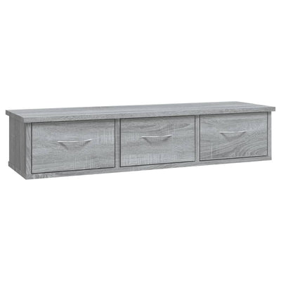 TV-seinäkaappi harmaa Sonoma 88x26x18,5 cm tekninen puu