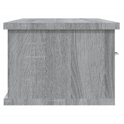 TV-seinäkaappi harmaa Sonoma 88x26x18,5 cm tekninen puu
