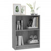 Kirjahylly harmaa Sonoma 60x24x76 cm tekninen puu