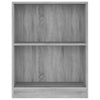 Kirjahylly harmaa Sonoma 60x24x76 cm tekninen puu