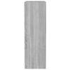 Kirjahylly harmaa Sonoma 60x24x76 cm tekninen puu