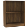 Kirjahylly ruskea tammi 60x24x76 cm tekninen puu