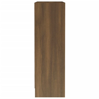 Kirjahylly ruskea tammi 60x24x76 cm tekninen puu