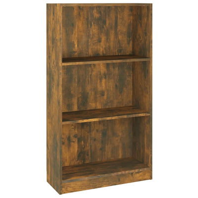 Kirjahylly savutammi 60x24x109 cm tekninen puu