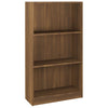 Kirjahylly ruskea tammi 60x24x109 cm tekninen puu