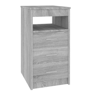 Laatikosto harmaa Sonoma 40x50x76 cm tekninen puu