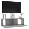TV-seinäkaappi harmaa Sonoma 100x30x30 cm tekninen puu