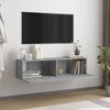 TV-seinäkaappi harmaa Sonoma 120x30x30 cm tekninen puu