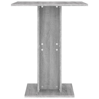 Bistropöytä harmaa Sonoma 60x60x75 cm tekninen puu