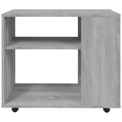 Sivupöytä harmaa Sonoma 70x35x55 cm tekninen puu