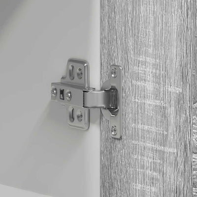 Harmaa riippuva kaappi Pompilas 60x31x60cm (puinen)