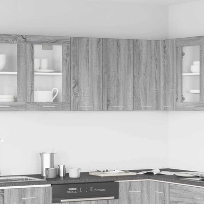 Harmaa riippuva kaappi Pompilas 60x31x60cm (puinen)