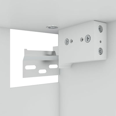 Ruskea tammi riippuva lasikaappi Pompilas 60x31x60cm (puinen)