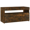 TV-taso LED-valoilla savutammi 75x35x40 cm
