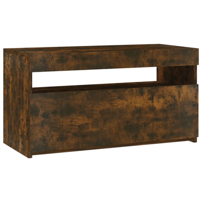 TV-taso LED-valoilla savutammi 75x35x40 cm
