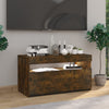 TV-taso LED-valoilla savutammi 75x35x40 cm