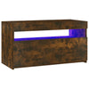 TV-taso LED-valoilla savutammi 75x35x40 cm
