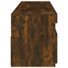 TV-taso LED-valoilla 2 kpl savutammi 75x35x40 cm