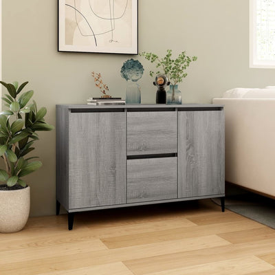 Senkki harmaa Sonoma 104x35x70 cm tekninen puu