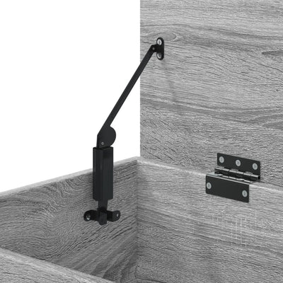 Harmaa säilytysarkku Cimbru 84x42x46cm (puinen)