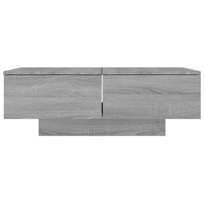 Sohvapöytä harmaa Sonoma 90x60x31 cm tekninen puu