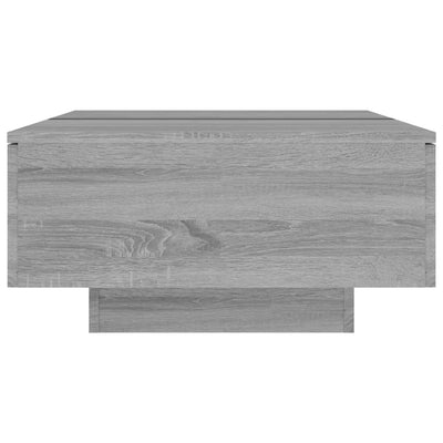 Sohvapöytä harmaa Sonoma 90x60x31 cm tekninen puu