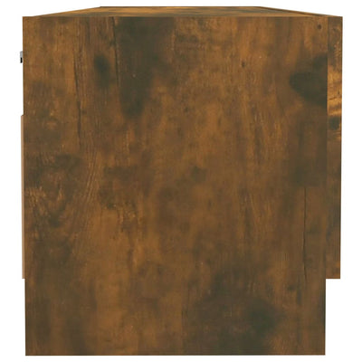 Vaatekaappi savutammi 100x32,5x35 cm tekninen puu