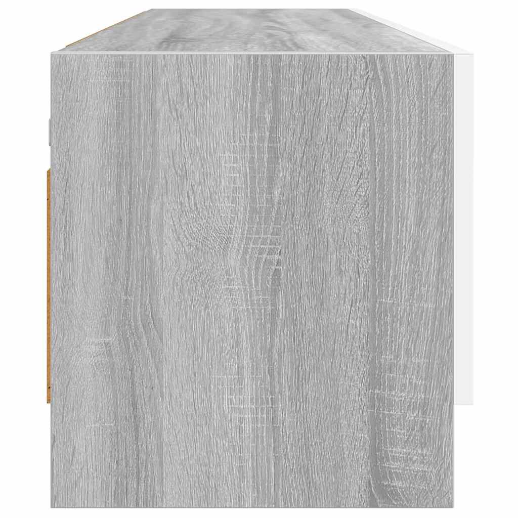 Vaatekaappi harmaa Sonoma 100x32,5x35 cm tekninen puu