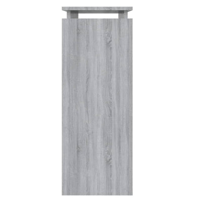 Konsolipöytä harmaa Sonoma 80x30x80 cm tekninen puu