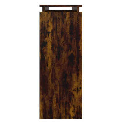 Konsolipöytä savutammi 102x30x80 cm tekninen puu
