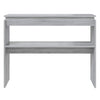 Harmaa konsolipöytä Deleni 102x30x80cm (puinen)