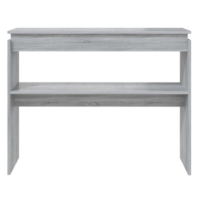 Konsolipöytä harmaa Sonoma 102x30x80 cm tekninen puu