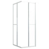 Suihkukaappi huurrettu ESG 90x70x180 cm