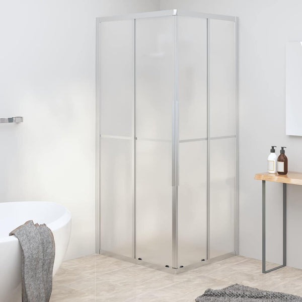 Suihkukaappi huurrettu ESG 90x70x180 cm