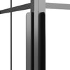 Suihkukaappi huurrettu ESG 70x70x180 cm musta
