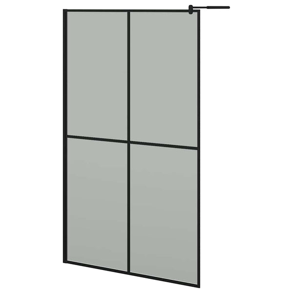 Walk-in suihkuseinäke 118x190 cm tumma karkaistu lasi