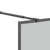 Walk-in suihkuseinäke 118x190 cm tumma karkaistu lasi