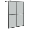 Walk-in suihkuseinäke 145x195 cm tumma karkaistu lasi