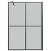 Walk-in suihkuseinäke 145x195 cm tumma karkaistu lasi