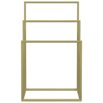 Kultainen vapaasti seisova pyyheteline Rosent 48x24x79cm (rauta)