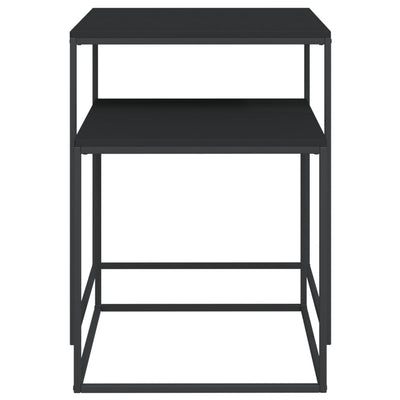 Sohvapöytäsarja Minoritilor (2 kpl puinen ja metalli)