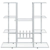 Valkoinen kukkateline Secan 94,5x25x89cm (rauta)