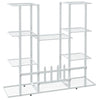 Valkoinen kukkateline Secan 94,5x25x89cm (rauta)