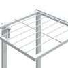 Valkoinen kukkateline Secan 94,5x25x89cm (rauta)