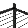 Musta kukkateline Hevronia 83x25x60cm (rauta)