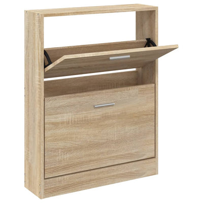 Kenkäkaappi tammi 59x17x81 cm tekninen puu