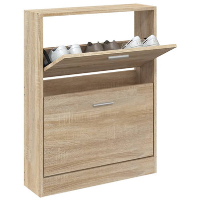 Kenkäkaappi tammi 59x17x81 cm tekninen puu